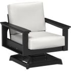 Lanai Deep Seating Swivel Rocker - Black frame, Canvas cushions