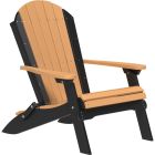 Poly Adirondack Chair - Cedar on Black