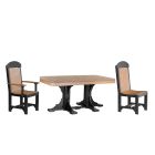Amish Poly Classic 4' x 6' Rectangular Dining Set (7-Piece)