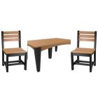 Amish Poly Island 44" x 72" Dining Set (7-Piece)