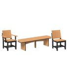 Amish Poly Urban 3' x 10' Rectangular Dining Set (11-Piece)