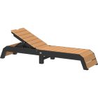Urban Chaise Lounge in Cedar & Black