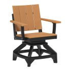 Amish Poly Urban Swivel Chair - Dining Height