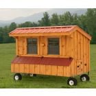 Rustic Chicken Coop on Wheels