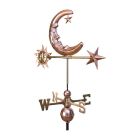 Sun, Moon & Star Copper Weathervane - Standard Size