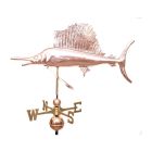 Sailfish Copper Weathervane - Standard Size