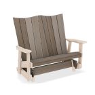 Amish Skyward Poly Adirondack Double Glider
