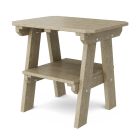 Heritage Two-Tier End Table in Weathered Wood