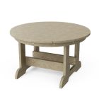 Heritage 31.5" Round Conversation Table in Weathered Wood