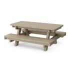 Heritage Child's Picnic Table in Weathered Wood