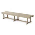 Heritage 68" Patio Bench in Weathered Wood