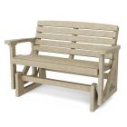 Classic Double Glider in Weathered Wood