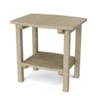 Classic Side Table in Weathered Wood