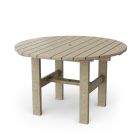 Classic 46" Round Dining Table in Weathered Wood