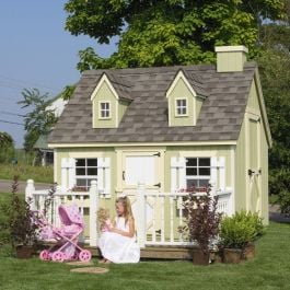 Little Cottage Co. 8x6 ft. Cape Cod Playhouse Kit
