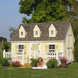 Little Cottage Co. 10x8 ft. Cape Cod Playhouse Kit