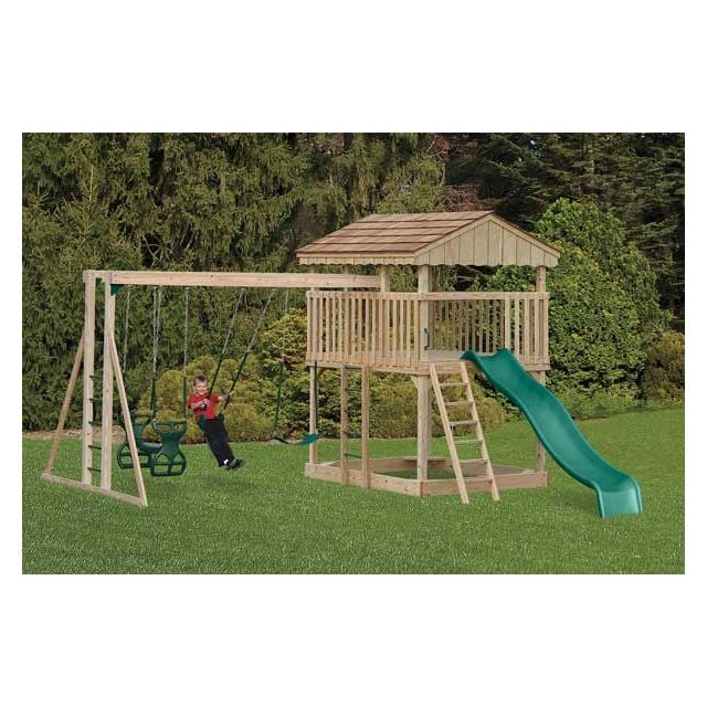 Amish Swing Sets & Jungle Gyms | Pinecraft.com • Kid's Play Sets 