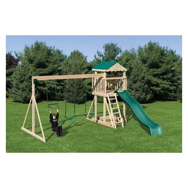 Amish Swing Sets & Jungle Gyms | Pinecraft.com • Kid's Play Sets 