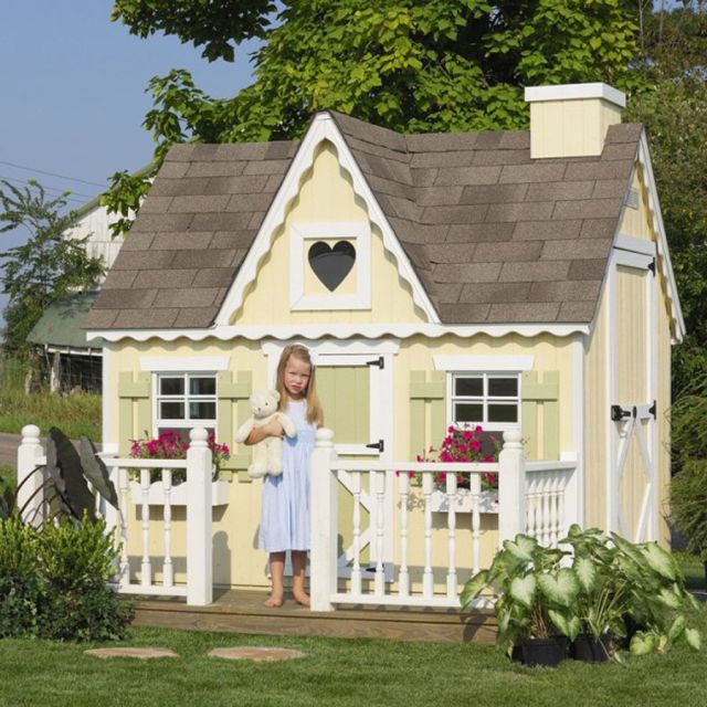 Little cottage sara victorian 10 x 18 mansion wood playhouse hotsell