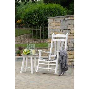 Amish Made Poly Bordeaux Porch Rocker