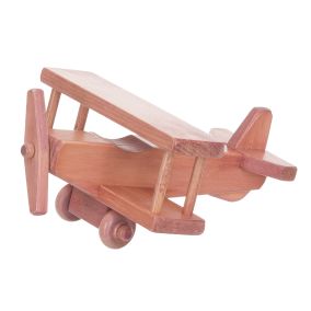Amish Made Wooden Small Toy Airplane - Rose