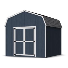 Little Cottage Co. Value Gambrel Barn 6ft Side Walls Precut Kit - 10x10 with Floor