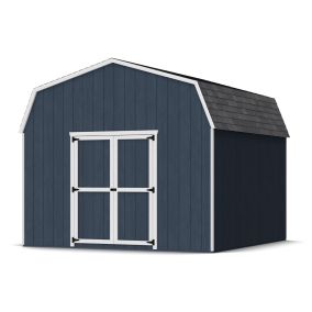 Little Cottage Co. Value Gambrel Barn 6ft Side Walls Precut Kit - 12x12 with Floor