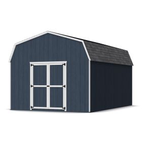 Little Cottage Co. Value Gambrel Barn 6ft Side Walls Precut Kit - 12x18 with Floor