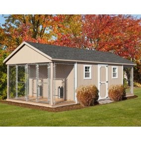 Amish Dog Kennel - 12 x 24
