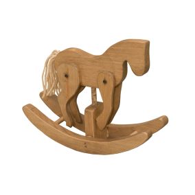 Amish Made Wooden Toy Clakity Horse - Harvest