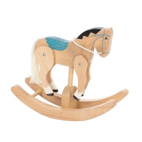 Amish Made Wooden Toy Clakity Horse - Painted