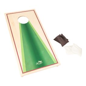 Amish Made Child's Wooden Corn Hole Game - Green Lane