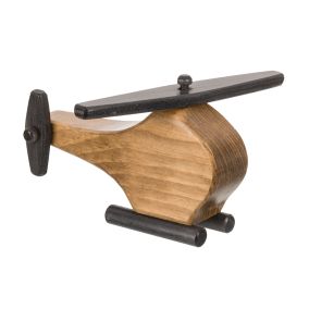Amish Made Wooden Toy Helicopter - Harvest