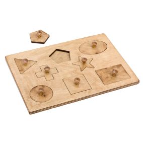 Amish Made Wooden Toy Puzzle Board - Harvest