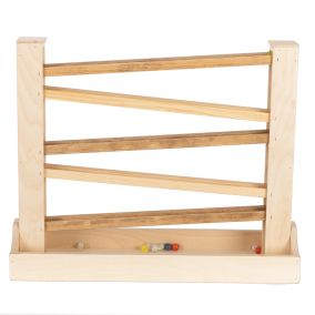 Amish Made Wooden Marble Roller - Harvest & Natural