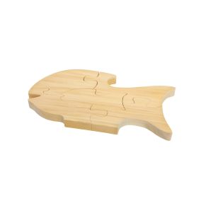 Amish Made Wooden Jigsaw Puzzles - Fish