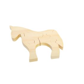 Amish Made Wooden Jigsaw Puzzles - Horse