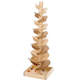 Amish Made Wooden Marble Tree - Harvest & Natural
