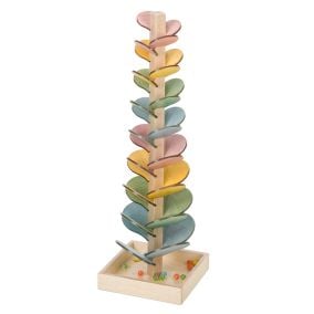 Amish Made Wooden Marble Tree - Pastel