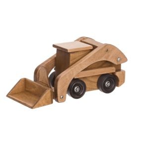 Amish Made Wooden Toy Skid Loader - Harvest