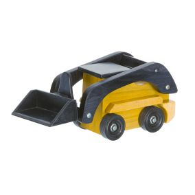 Amish Made Wooden Toy Skid Loader - Yellow & Black