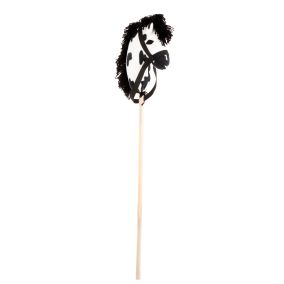 Amish Handmade Toy Stick Horse - Brown