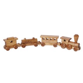 Amish Made Wooden Toy Train - Harvest