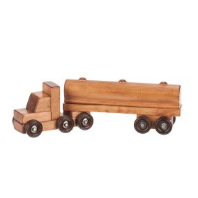 Amish Made Small Wooden Tanker Truck - Harvest