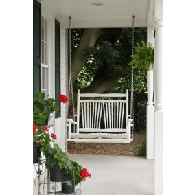 Amish Made Ash Wood Fanback Swing