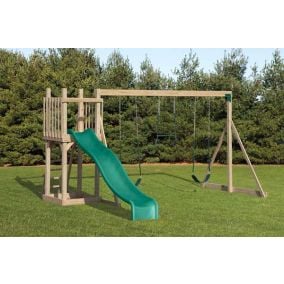 Amish Made Backyard Playstation Wooden Swing Set Model 601
