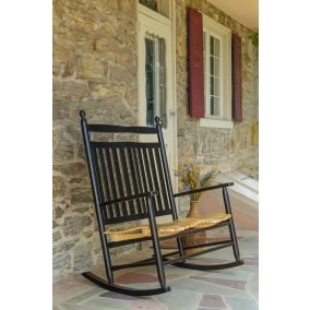 Amish Made Ash Wood Olde Squire Lovesat Rocker