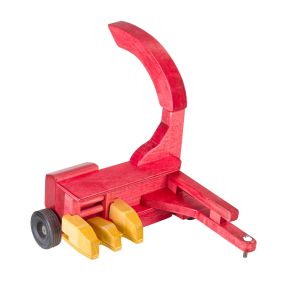 Amish Made Wooden Toy Harvester - Red