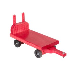 Amish Made Wooden Toy Hay Wagon - Red