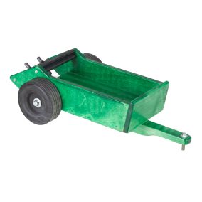 Amish Made Wooden Toy Manure Spreader - Green